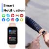 Fitness Tracker Smart Watch, 1.47" Full Touch Health Tracker with 24/7 Heart Rate & Blood Oxygen Monitor, Sleep Tracker, 3ATM Waterproof Step Tracker Activity Tracker for Women Men, Rose Pink view 4