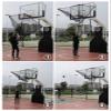 XQZMZSCP Basketball Shot Returner Hanging Basketball Return Attachment for Hoop, Metal Basketball Shot Returner Net view 2