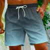 Mens Trunks with Compression Liner Swimsuit Mens Swim Trunks Men 3XL Swim Shorts for Men 5 Inch Swim Trunks Men Mens 5 Inch Inseam Swim Trunks view 2
