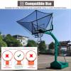 XQZMZSCP Portable Basketball Shot Trainer Aid, Rebounder Basketball Return Attachment for Hoop, Basketball Shooting Training Equipment view 3