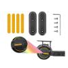 huiyany Reflective Sticker Rear Wheel Hub Protective Shell Case Screw Tools for Ninebot Max G30 G30D Electric Scooter Decorative Cover(Red) view 2