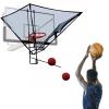 XQZMZSCP Metal Basketball Return Attachment for Hoop, Hang Basketball Rebounder Net Return, Basketball Hoop Shot Returner view 1