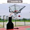 XQZMZSCP Metal Basketball Return Attachment for Hoop, Hang Basketball Rebounder Net Return, Basketball Hoop Shot Returner view 3