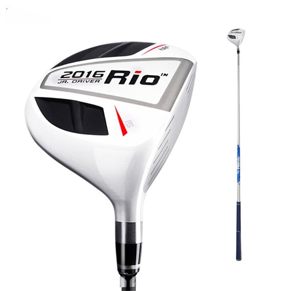 #1 Golf Club Wood - Junior Fairway Wood Golf Club for Kids Boys Girls, Wooden Golf Club with Precision Balance and Alignment (Black,9-12Y)