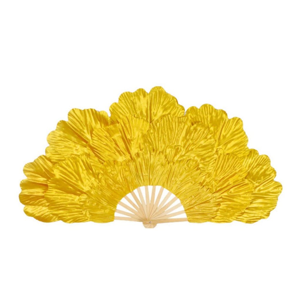 YAOSHER Chinese Style Fan Dance Fan Peony Petal Dance Fan Folding Fan Handheld Fan Folding Fan for Men and Women Performance Decorations Festival Gift Handheld Folding Fan