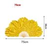YAOSHER Chinese Style Fan Dance Fan Peony Petal Dance Fan Folding Fan Handheld Fan Folding Fan for Men and Women Performance Decorations Festival Gift Handheld Folding Fan view 2