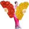 YAOSHER Chinese Style Fan Dance Fan Peony Petal Dance Fan Folding Fan Handheld Fan Folding Fan for Men and Women Performance Decorations Festival Gift Handheld Folding Fan view 3