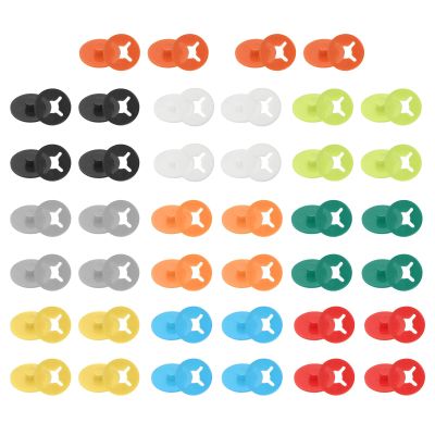 PATIKIL 40Pcs Running Bib Race Clips Race Fastener Race Number Black/White