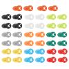 PATIKIL 40Pcs Running Bib Race Clips Race Fastener Race Number Black/White view 1