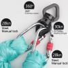 Aerial Silks Hardware Kit 30 KN Swing Swivel Aerial Yoga Hammock Rigging Aluminum Swivel Aerial Hoop Lyra Rotational Device Hanging Accessory (Black set 1) view 4