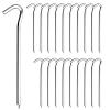 RITDVNI 20Pcs 7" Tent Pegs Ground Stakes, Metal Stakes, Camping Peg for Pitching Camping, Camping, Outdoor Decoration view 1