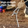 RITDVNI 20Pcs 7" Tent Pegs Ground Stakes, Metal Stakes, Camping Peg for Pitching Camping, Camping, Outdoor Decoration view 4