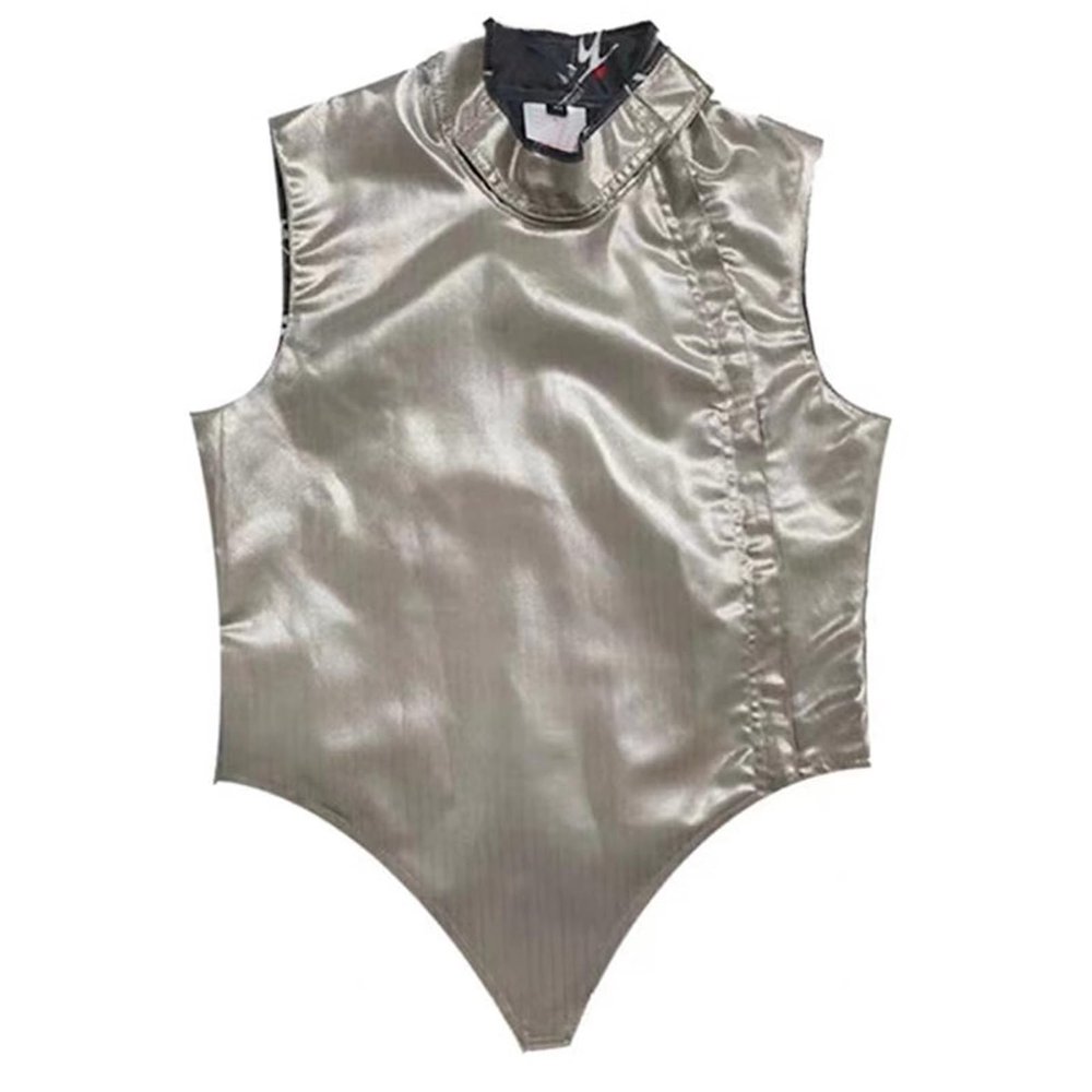 LYXXJRYBHD Fencing Uniform for Adults & Kids, Foil Metal Clothing, Fencing Gear, Washable, Can Participate in Competitions, Left Hand(Silver,50)