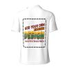 NineFit Basics Custom T Shirts Design Your Own Text Custom Polo Shirts Perfect for Advertising Customizable Polo Shirt Customizable Gifts X-Large White view 2