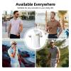 NineFit Basics Custom T Shirts Design Your Own Text Custom Polo Shirts Perfect for Advertising Customizable Polo Shirt Customizable Gifts X-Large White view 4
