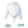 LYXXJRYBHD 800N Fencing Uniform Suit, Fencing Gear, Fencing Equipment, 3-Piece Set for Kids & Adults, for Foil, Epee, Sabre, Left Hand(48) view 4