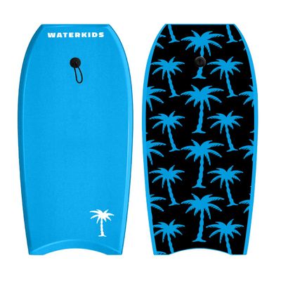 Kids Bodyboard 36" Body Board & Leash, Stylish Graphics, Lightweight Soft Top Bodyboard, EPS Foam Core, HDPE Slick Bottom & Included Wrist Leash, Great for Kids, Children and Youth Surfers