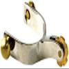 Colorado Saddlery The Littlest Buckaroo Toddler Spurs for Kids - Nickel Plated, Stylish Boot Spurs with Star Burst Rowel - Perfect for Trail Riding, Horse Tack, Outfitting - Comes in a Pair view 1