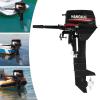 169CC 2-Stroke HANGKAI Outboard Motor, 12 HP Outboard Boat Motor Water Cooling & CDI ignition System, Gasoline Power Heavy Duty, Inflatable Outboard Motor Marine Engine Manual Start Max 5500RPM view 2