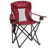 SAILARY Collapsible Folding Camping Chairs Heavy Duty Lawn Foldable Chair with Cooler Bag, Storage Pocket, Waterproof Bag Outdoor Arm Sport Chair, Supports 325LBS, Red view 1