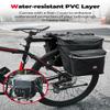 KEMIMOTO Bike Bag Accessories Panniers for Bicycle Rear Rack Bag and Bicycle Seat Cushion Wide Padded for Touring view 3