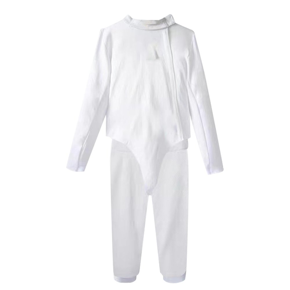 LYXXJRYBHD 800N Fencing Uniform Suit, Fencing Gear, Fencing Equipment, 3-Piece Set for Kids & Adults, for Foil, Epee, Sabre, Left Hand(42)