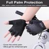 SUJAYU Fingerless Workout Gloves for Men Women Bike Gloves for Men Cycling Bicycle Accessories, Guantes para Bicicleta Hombre Guantes Ciclismo Hombre (Black, X-Large) view 2