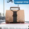 UNBIT Elastic Fastening Belt for Luggage,2/3 PCS Luggage Nylon Elastic Packing Strap, Travel Bag Fixed Hanging Belt, Anti-Lost Luggage Bundling Travel Accessories (Black + Colors) view 2