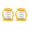 2Pcs Folding Bike Enhanced Hinge Clamp for Brompton Spring C Buckle Accessory Easy Split Design (yellow) view 1