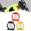2Pcs Folding Bike Enhanced Hinge Clamp for Brompton Spring C Buckle Accessory Easy Split Design (yellow) view 3