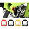 2Pcs Folding Bike Enhanced Hinge Clamp for Brompton Spring C Buckle Accessory Easy Split Design (yellow) view 4