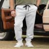 HOTake Joggers for Men Lightweight Sweatpants for Men Tapered Pants Men Gym Pants White XX-Large view 3