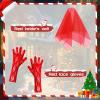 CCJRLM Girls Tulle Dress Red Lydia Deetz Easter Pageant Princess Dresses Birthday Party Dress 3-12Y view 4
