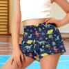 Pointodoor Dinosaur Girls Athletic Shorts 10Y Little Girl Cute Soccer Shorts Kids Basketball Shorts Cute Gym Active Running Shorts with Pockets view 3