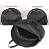 Bicycle Wheel Bag, Bicycle Wheel Carrying Package Bags, Bike Travel Bag, Nylon Bike Travel Bag, Black Cycling Road Mountain Bike Wheels Bag, 27.5in and 29in (29 inch Wheel Package) view 2