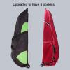 DJJYCTNM Fencing Draw-bar Wheel Bag for Mask Sword and Fencing Suit, Waterproof Oxford Fabric, Fencing Trolley Rollbag for Epee Saber and Foil(Yellow) view 3