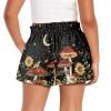 Pointodoor Mushroom Girls Athletic Shorts Summer Pull On Shorts Lightweight Running Shorts with Pockets High Waisted Sports Active Short for Teen Girl's Kids view 2