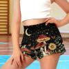 Pointodoor Mushroom Girls Athletic Shorts Summer Pull On Shorts Lightweight Running Shorts with Pockets High Waisted Sports Active Short for Teen Girl's Kids view 3