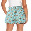 Pointodoor Otter Girls Athletic Shorts 13Y Toddler Girls' Cute High Waisted Sports Shorts Lightweight Running Soccer Dance Shorts with Pockets view 2