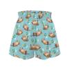 Pointodoor Otter Girls Athletic Shorts 13Y Toddler Girls' Cute High Waisted Sports Shorts Lightweight Running Soccer Dance Shorts with Pockets view 4