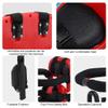 ACAGALA Back Mounted Child Bike Seat Toddler Bike Seat with U-Shaped Guardrail Folding Footrest and Safety Belt view 3
