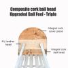 ALPSPORT SSS 4 Mythical Beasts Birdies 12 Pack White Goose Feather Badminton Shuttlecocks with Great Stability and Durability, High Speed Training Badminton Balls for Indoor Outdoor Sport (SSS-04) view 4
