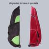 DJJYCTNM Fencing Draw-bar Wheel Bag for Mask Sword and Fencing Suit, Waterproof Oxford Fabric, Fencing Trolley Rollbag for Epee Saber and Foil(Blue) view 3