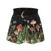Pointodoor Mushroom Girls Athletic Shorts Butterfly Running Shorts 9-10Y Girl's Summer Shorts Lightweight High Waist Active Short with Pockets view 4