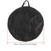 Bicycle Wheel Bag, Bicycle Wheel Carrying Package Bags, Bike Travel Bag, Nylon Bike Travel Bag, Black Cycling Road Mountain Bike Wheels Bag, 27.5in and 29in (27.5 inch Wheel Package) view 2
