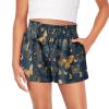 Pointodoor Butterfly Athletic Shorts for Girls 5-6 Summer Shorts Lightweight High Waist Bike Shorts with Pockets Toddler Girl's Dance Shorts view 1