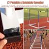CMYUN Adjustable Hurdles with Rotatable Crossbar, Track and Field Hurdle for Soccer Agility Training, Kid Adult Speed Hurdles Training Equipment view 4