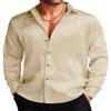 COOFANDY Men's Silk Satin Dress Shirts Jacquard Long Sleeve Floral Button Up Shirts Party Prom Wedding Shirt view 1