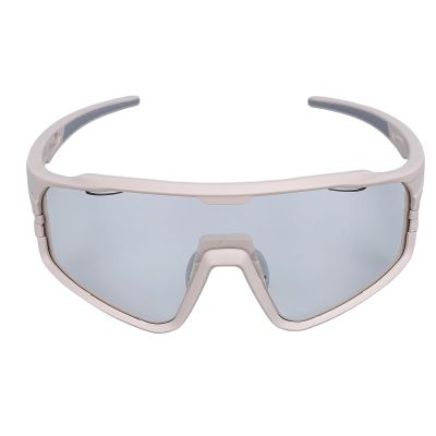 BTSEURY Cycling Sunglasses, Polarized Sunglasses, Windproof Photochromic Sports Sunglasses with Matte Apricot Sand Transparent Color Changing Lens Fluorescent Gold Polarized Lens