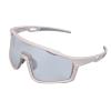 BTSEURY Cycling Sunglasses, Polarized Sunglasses, Windproof Photochromic Sports Sunglasses with Matte Apricot Sand Transparent Color Changing Lens Fluorescent Gold Polarized Lens view 3